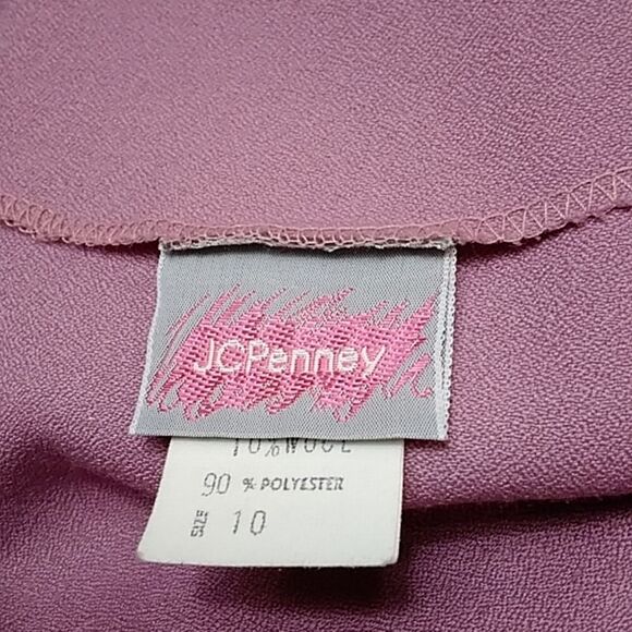 Vintage JCPnny Suit Dress & Jacket Size 10 - Picture 9 of 14